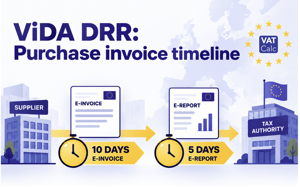 EU ViDA 5-day purchasing e-reporting 2030